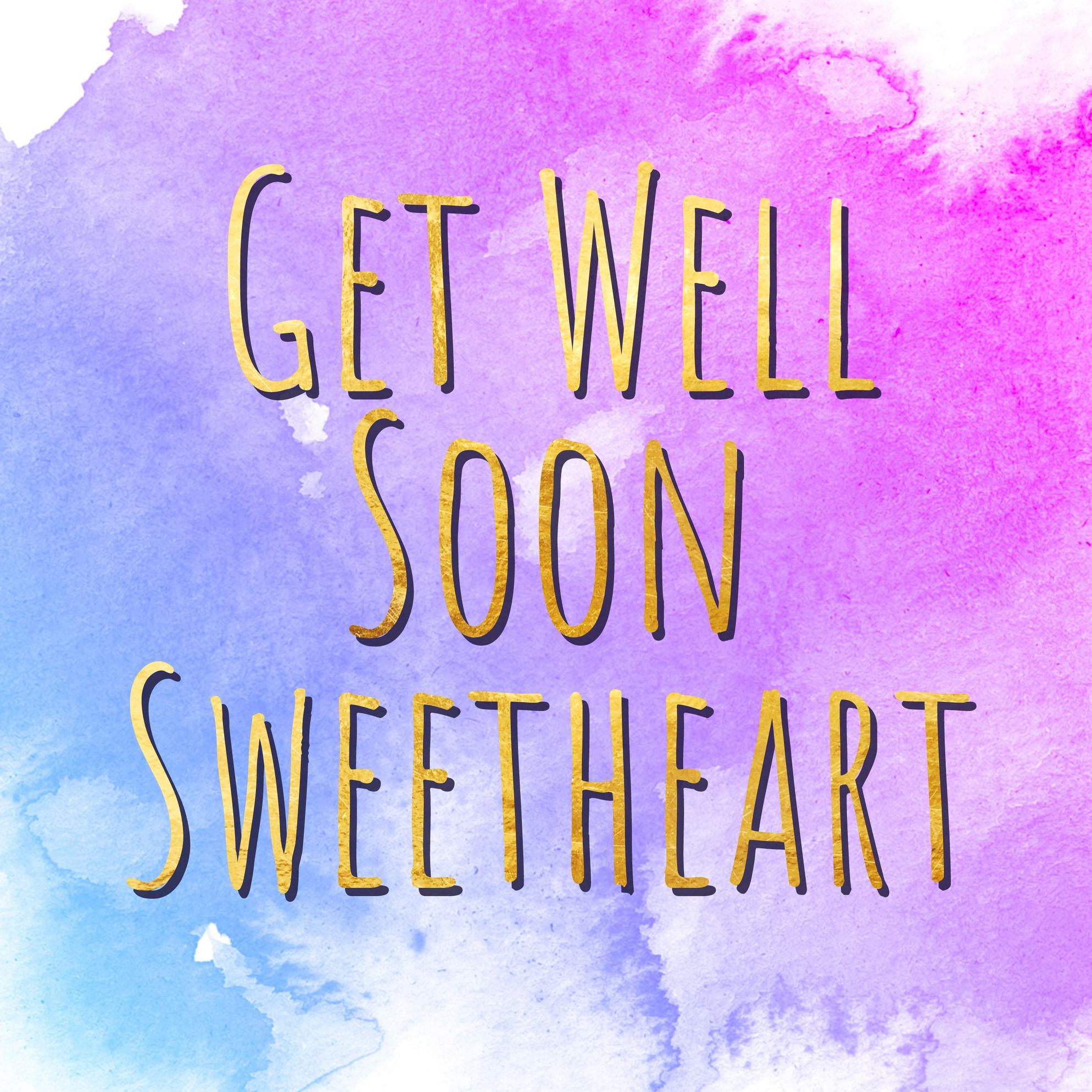 Get Well Soon Sweetheart Confetti-exploding Greetings Card – Boomf