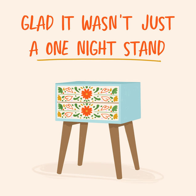 One Night Stand Confetti-exploding Greetings Card