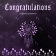 Gothic Congratulations On Getting Married Confetti-exploding Greetings Card