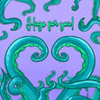 Hugs For You Heart-Shaped Tentacles Confetti-exploding Greetings Card