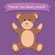 Thank You Beary Much Confetti-exploding Greetings Card