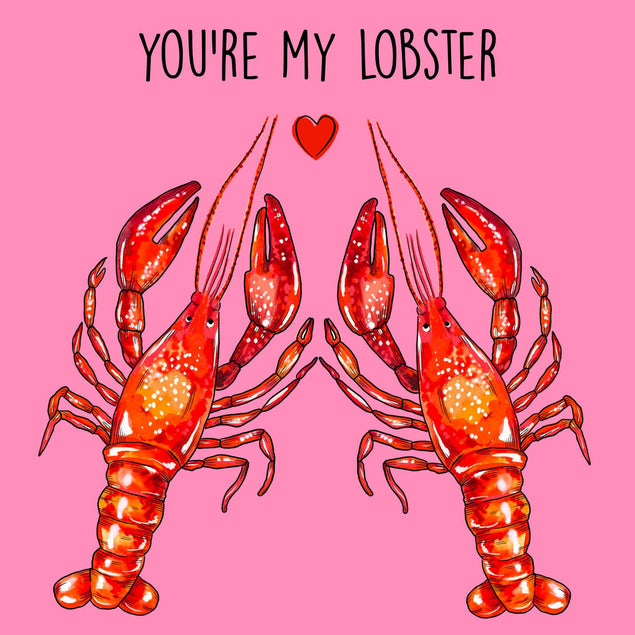 You're My Lobster Confetti-exploding Greetings Card