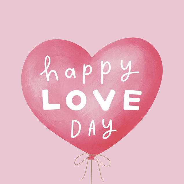 Happy Love Day Heart Confetti-exploding Greetings Card