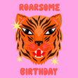 Fabulous Tiger Roarsome Birthday Confetti-exploding Greetings Card
