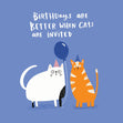 Birthdays With Cats Confetti-exploding Greetings Card
