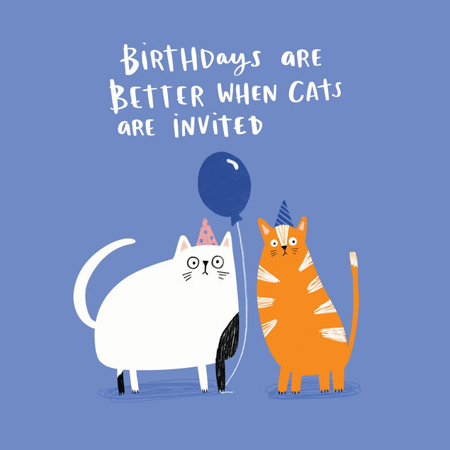 Birthdays With Cats Confetti-exploding Greetings Card