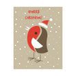 Merry Christmas Small Robin Confetti-exploding Greetings Card