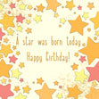 A Star Was Born Today Confetti-exploding Greetings Card