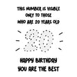 Visible Number To Those Who Are 20 Happy Birthday The Best Confetti-exploding Greetings Card