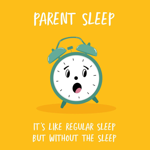 Parent Sleep Confetti-exploding Greetings Card