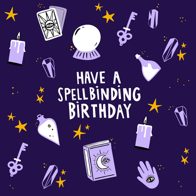 Spellbinding Magic Birthday Confetti-exploding Greetings Card