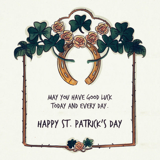 May You Have Good Luck Today And Every Day St. Patrick's Day Confetti-exploding Greetings Card
