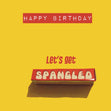 Let?s Get Spangled 1970s Birthday Confetti-exploding Greetings Card