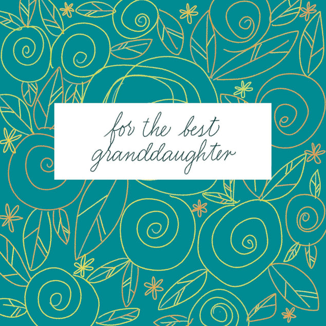 For The Best Granddaughter Confetti-exploding Greetings Card