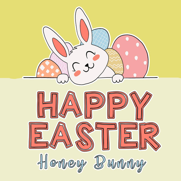 Honey Bunny Easter Confetti-exploding Greetings Card
