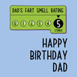 Dad's Fart Smell Rating Confetti-exploding Greetings Card