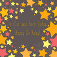 A Star Was Born Today Confetti-exploding Greetings Card