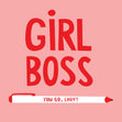 Girl Boss New Job Confetti-exploding Greetings Card
