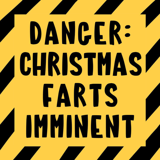 Christmas Farts Imminent Confetti-exploding Greetings Card