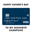 My Favourite Cashpoint Father's Day Confetti-exploding Greetings Card