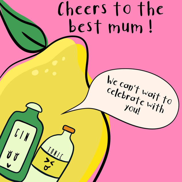 Cheers To The Best Mum! Confetti-exploding Greetings Card