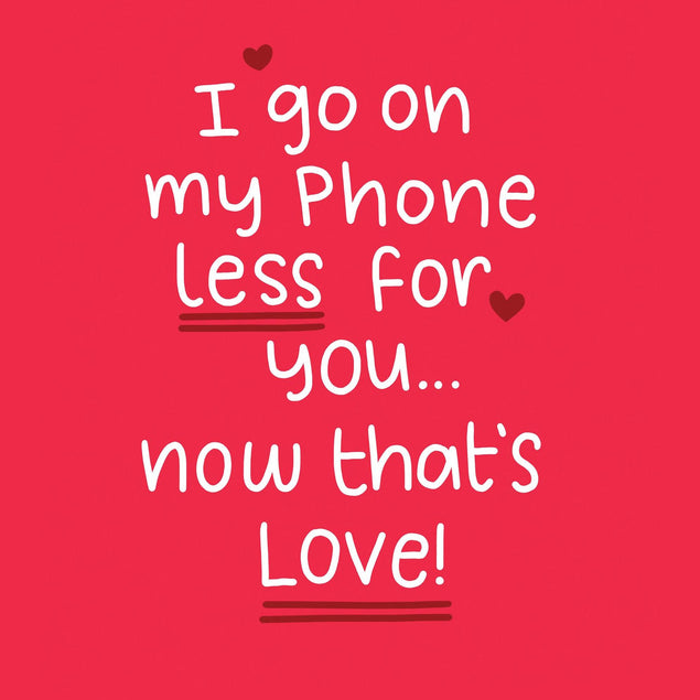 I Go On My Phone Less Confetti-exploding Greetings Card