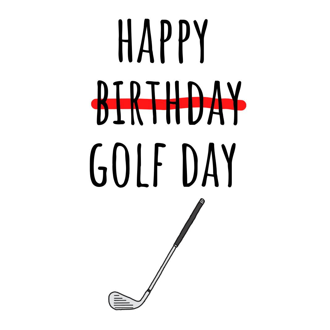 Putter Birthday Confetti-exploding Greetings Card – Boomf