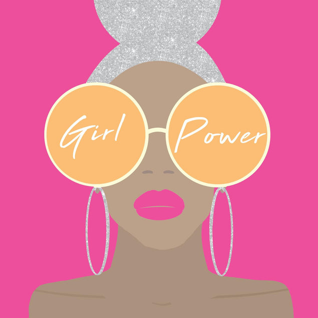 Girl Power Confetti-exploding Greetings Card