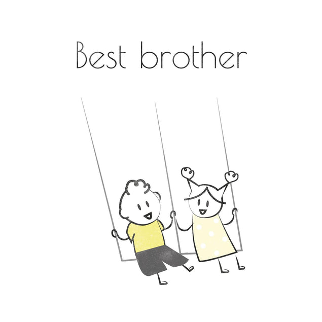 Best Brother Confetti-exploding Greetings Card
