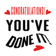 Congratulations You've Done It Confetti-exploding Greetings Card