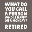 Retired Monday Confetti-exploding Greetings Card