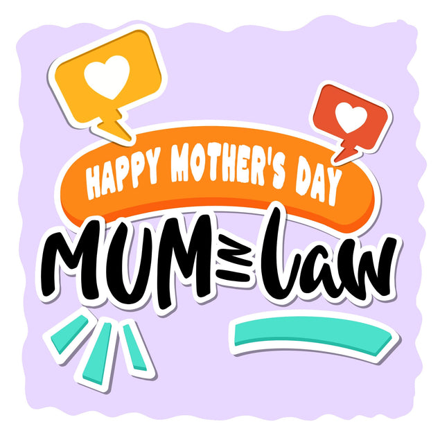 Happy Mother's Day Mum-in-law Confetti-exploding Greetings Card