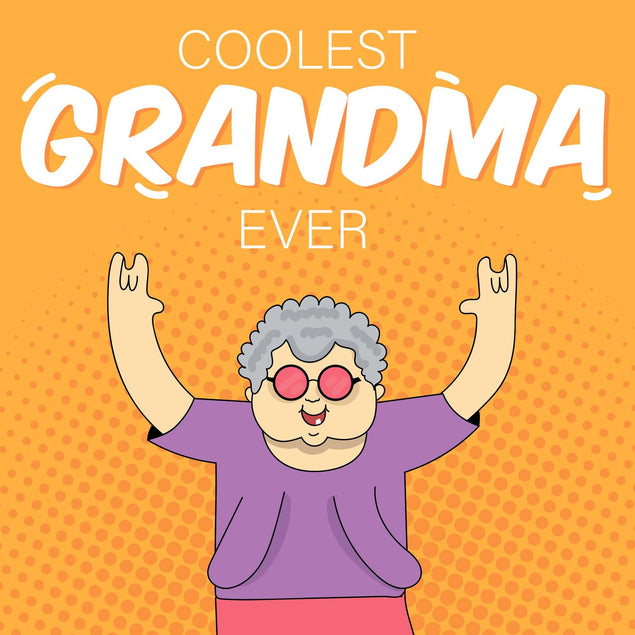 Coolest Grandma Ever Confetti-exploding Greetings Card