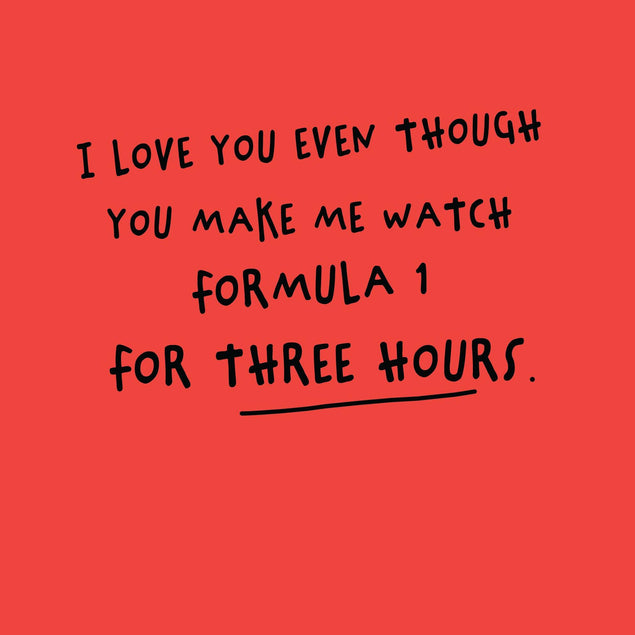 Formula 1 Confetti-exploding Greetings Card