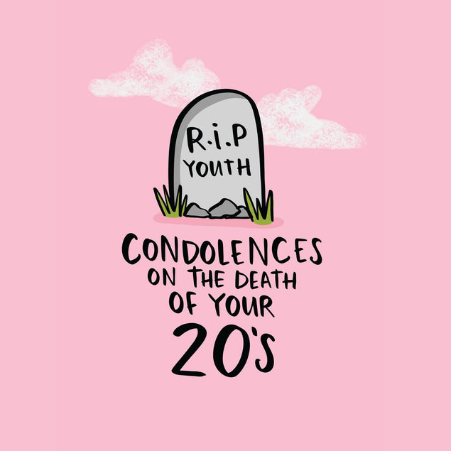 RIP Youth Confetti-exploding Greetings Card