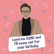 Lend Me 20k And I'll Come Out For Your Birthday Confetti-exploding Greetings Card