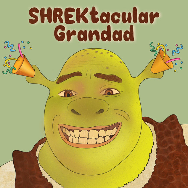 SHREKtacular Grandad Confetti-exploding Greetings Card