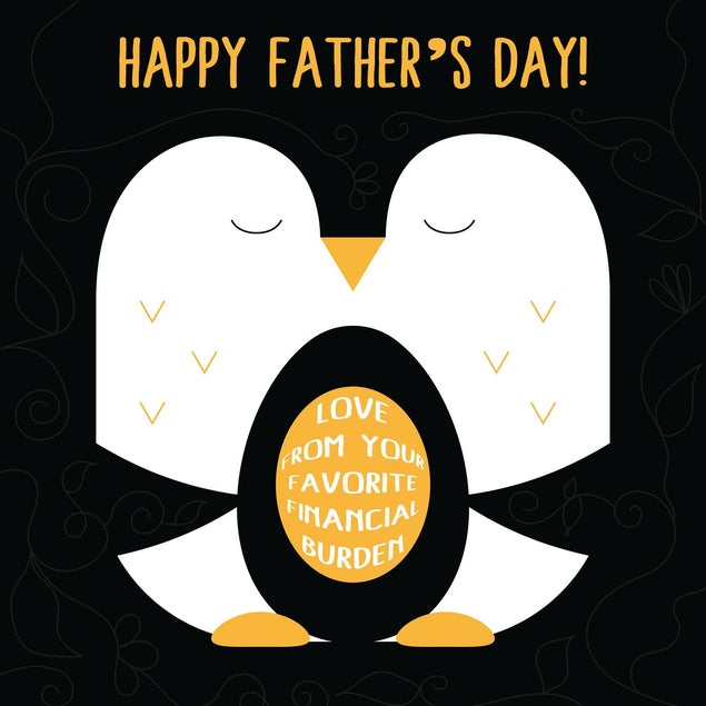 Favorite Financial Burden Confetti-exploding Greetings Card