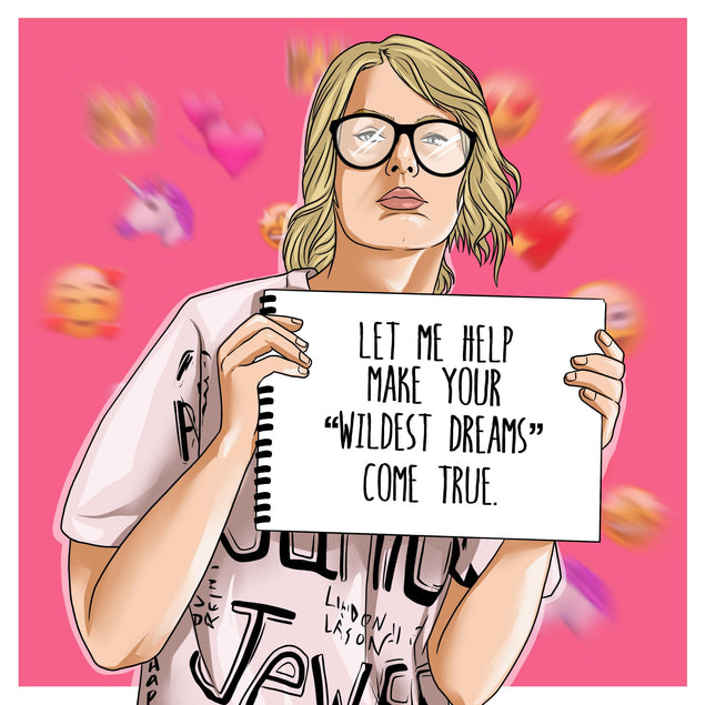 Let Me Help Taylor Swift Valentine's Confetti-exploding Greetings Card