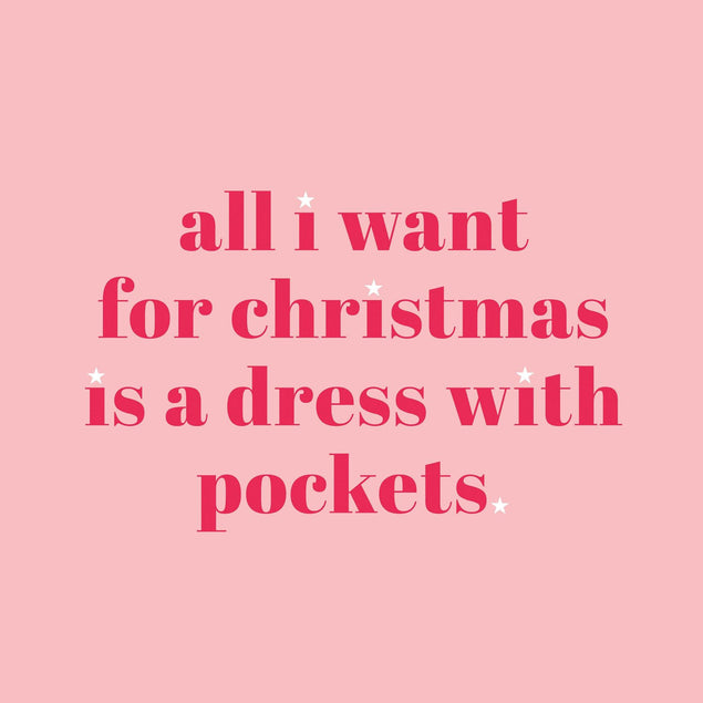 Dress With Pockets Christmas Confetti-exploding Greetings Card