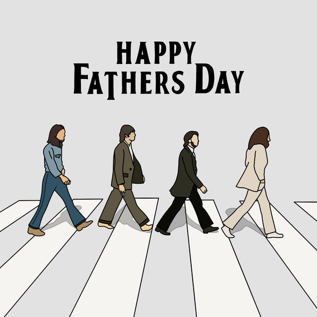 The Beatles Father's Day Confetti-exploding Greetings Card