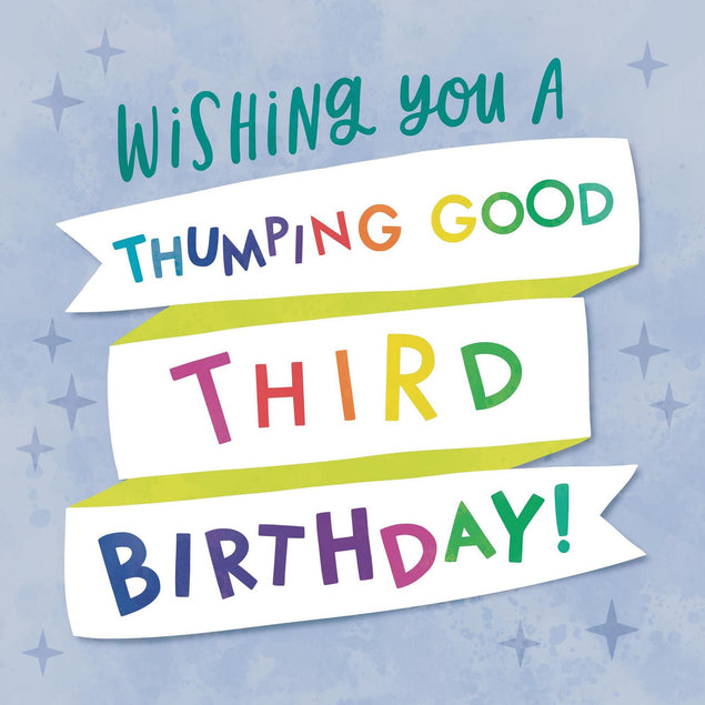 Thumping Good Third Confetti-exploding Greetings Card