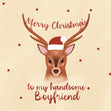 Merry Christmas Boyfriend Confetti-exploding Greetings Card