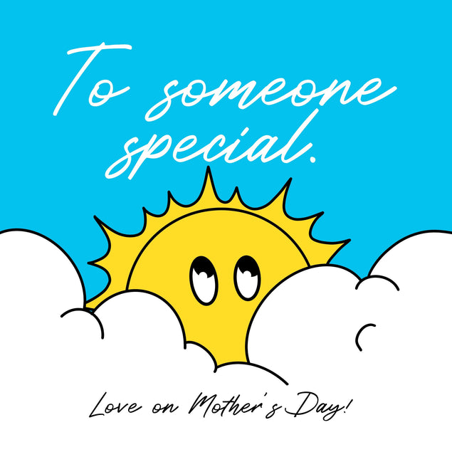 To Someone Special Shy Sun Mother's Day Confetti-exploding Greetings Card
