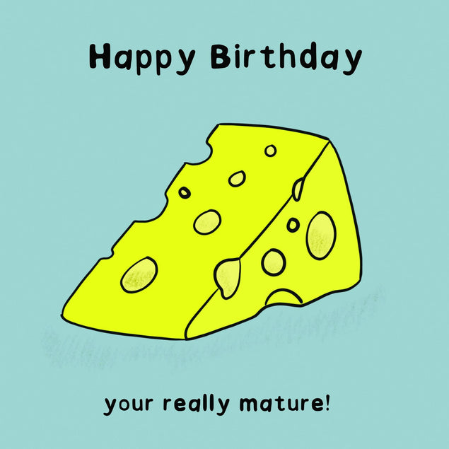 Happy Birthday Mature Confetti-exploding Greetings Card