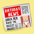 Libra Men Have The Biggest Willies Confetti-exploding Greetings Card