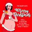 Merry Christmas From The Bump It Kicks Me In The Ribs Confetti-exploding Greetings Card
