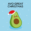 Avocado Great Christmas Confetti-exploding Greetings Card