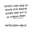 Extreme Sport Parenting Confetti-exploding Greetings Card