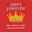Rightful Heir Father's Day Confetti-exploding Greetings Card